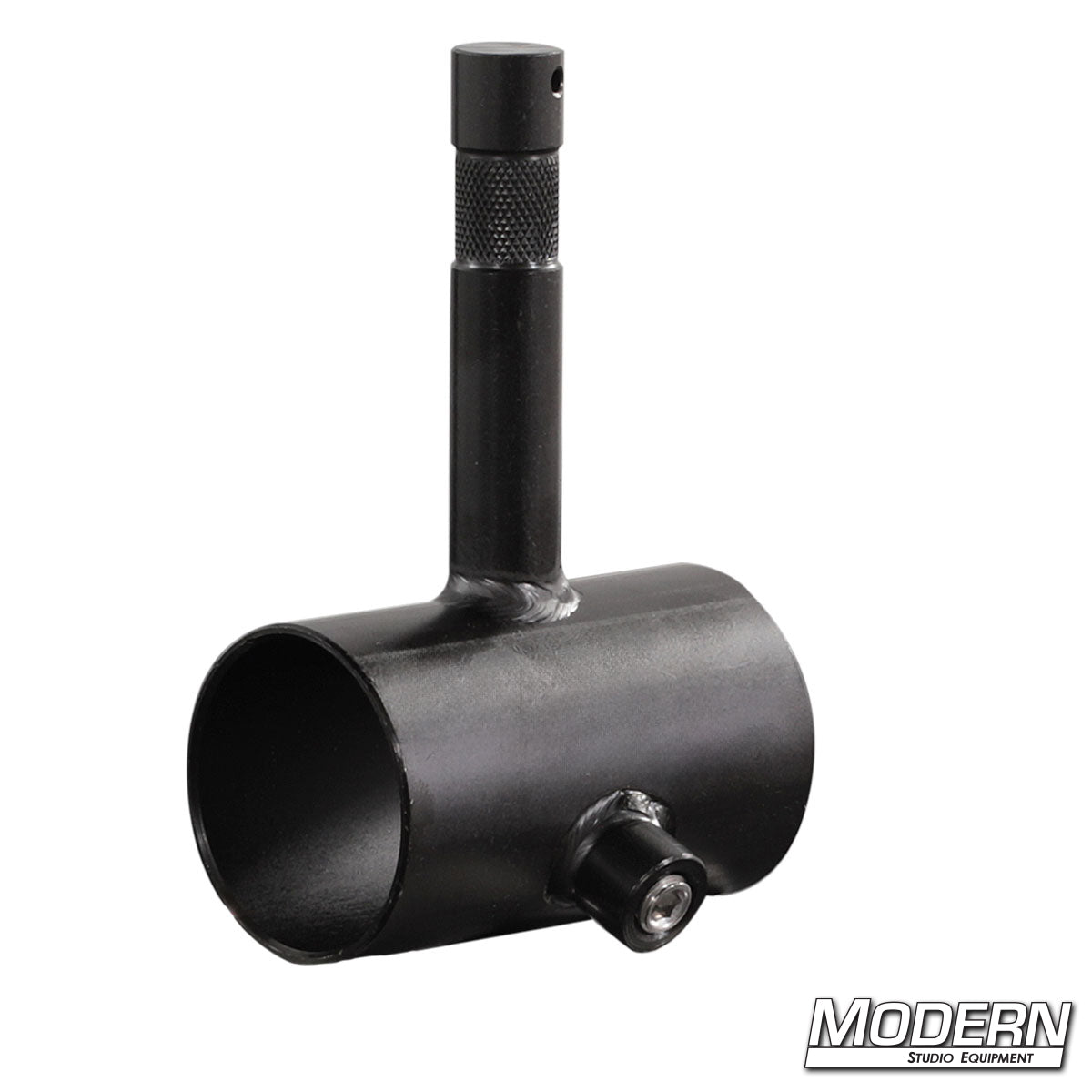 Slider with Baby Pin for 1-1/2 inch Speed-Rail® — steel grip slider with 5/8 inch baby pin mount for film and lighting rigging | Modern Studio Equipment