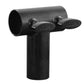 Swivel Tee with 1-1/2" receiver welded to 1-1/2" steel pipe for Speed-Rail® grip and rigging setups