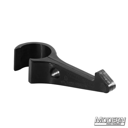 The Hangstuff — professional grip accessory for film and TV production, designed to securely hang gear on carts, stands, or pipes using 1" and 1-1" OD fittings | Modern Studio Equipment