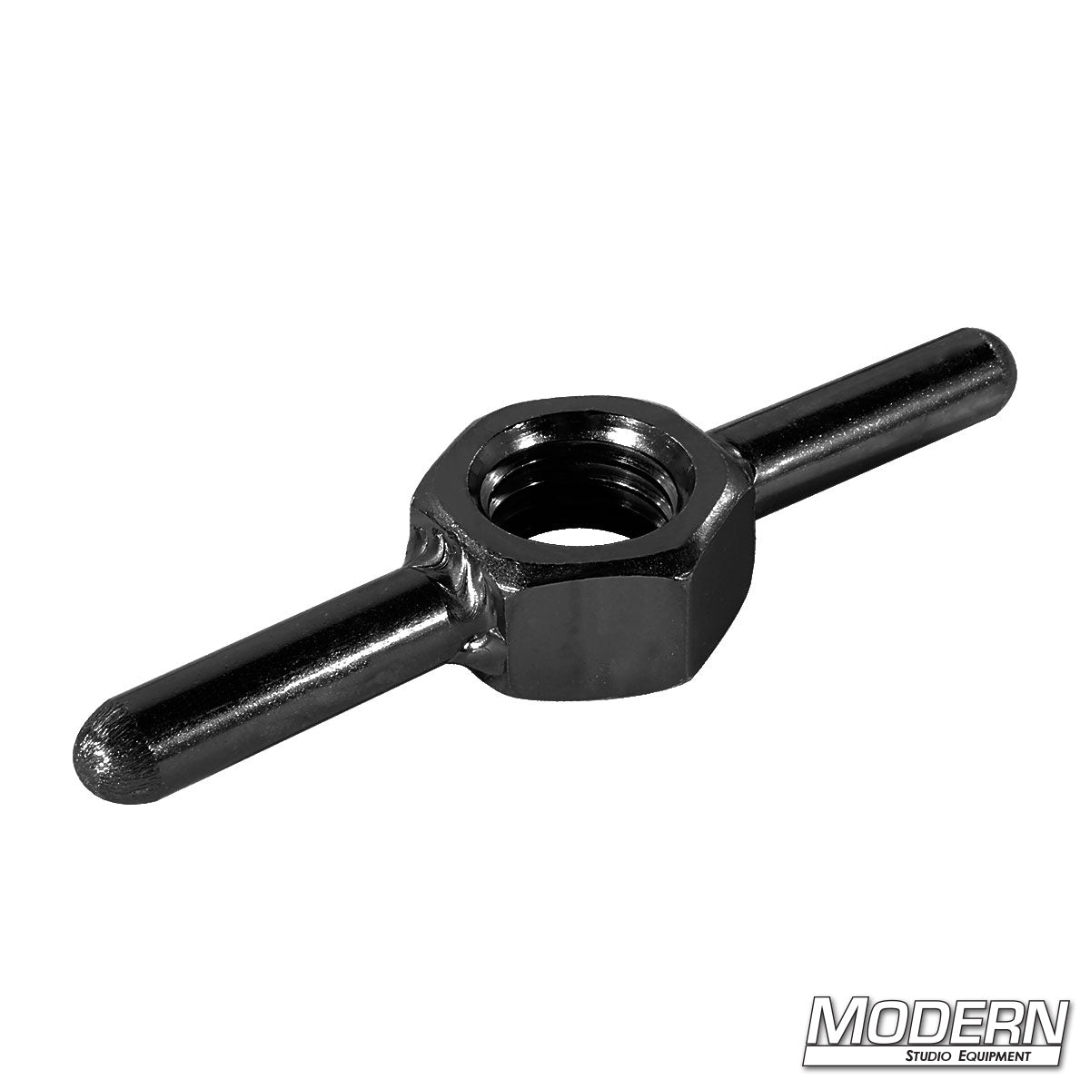 Screw jack handle for wall spreader — perspective view