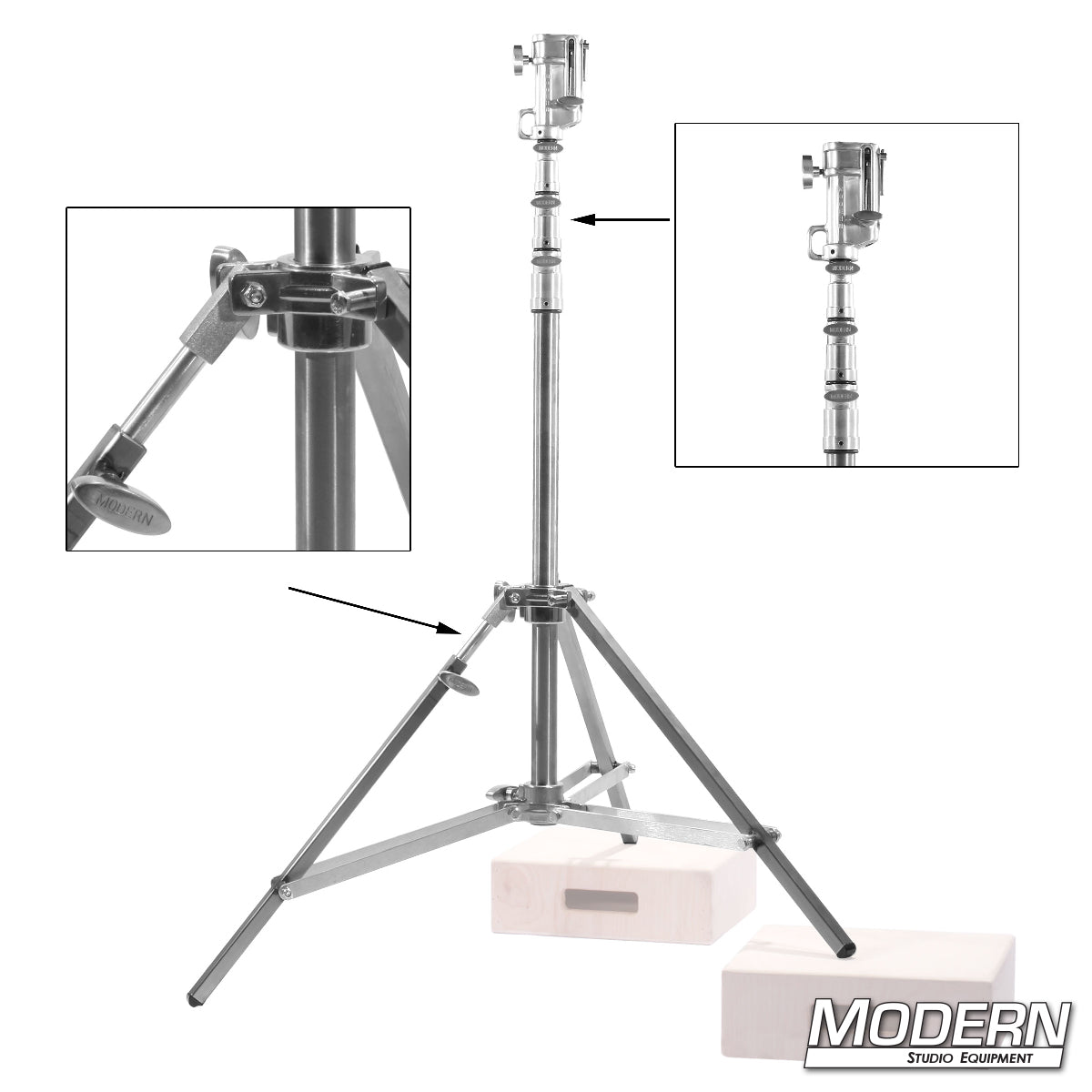 Combo Triple Riser Stand with Rocky Mountain Leg