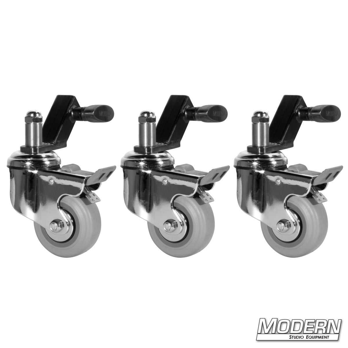 Wheels for Baby Stands (Set of 3 Wheels & Slip on Adapters)