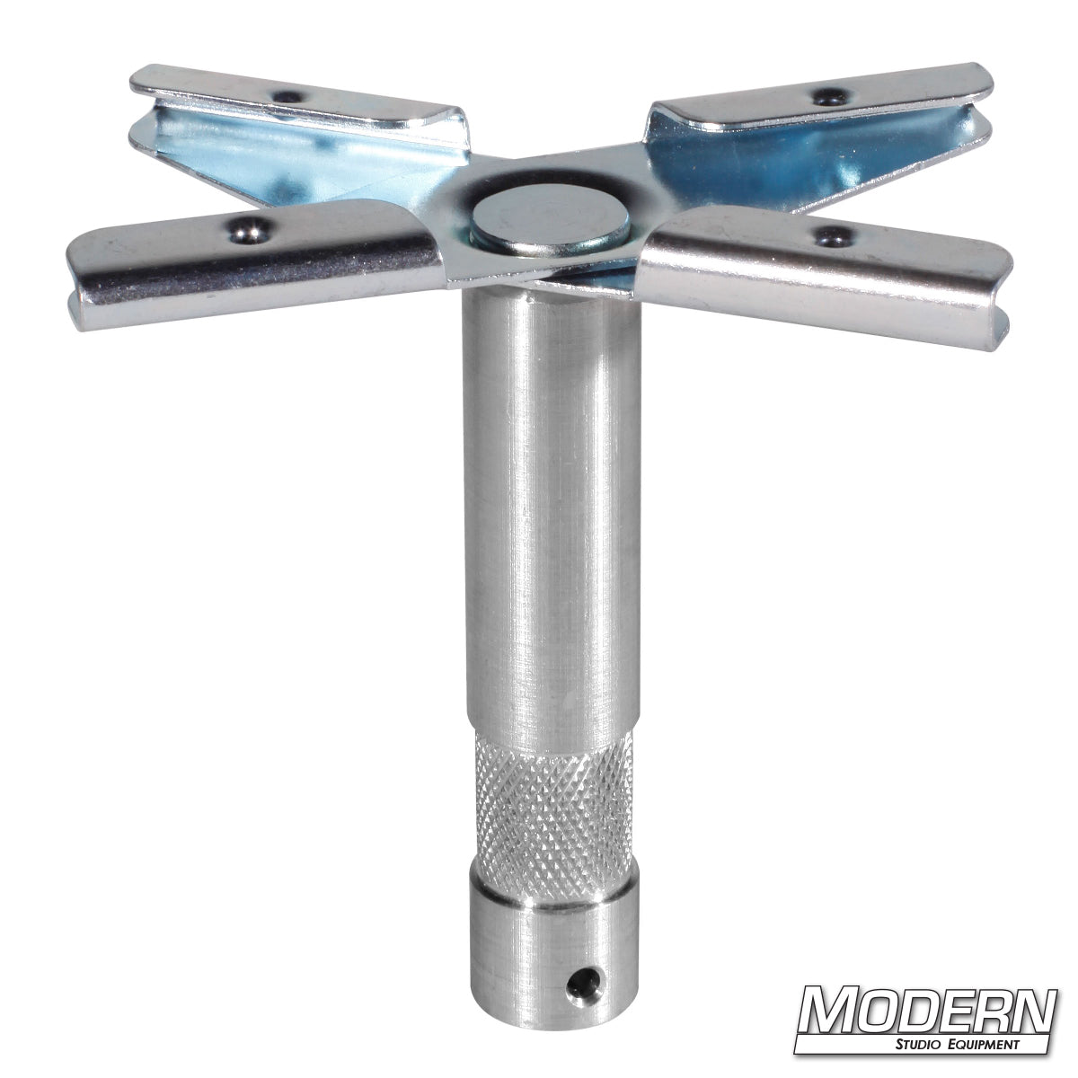 Drop Ceiling Scissor Clamp with 5/8" Pin — secure ceiling grip clamp with baby pin for film, TV, lighting fixtures, and rigging setups | Modern Studio Equipment