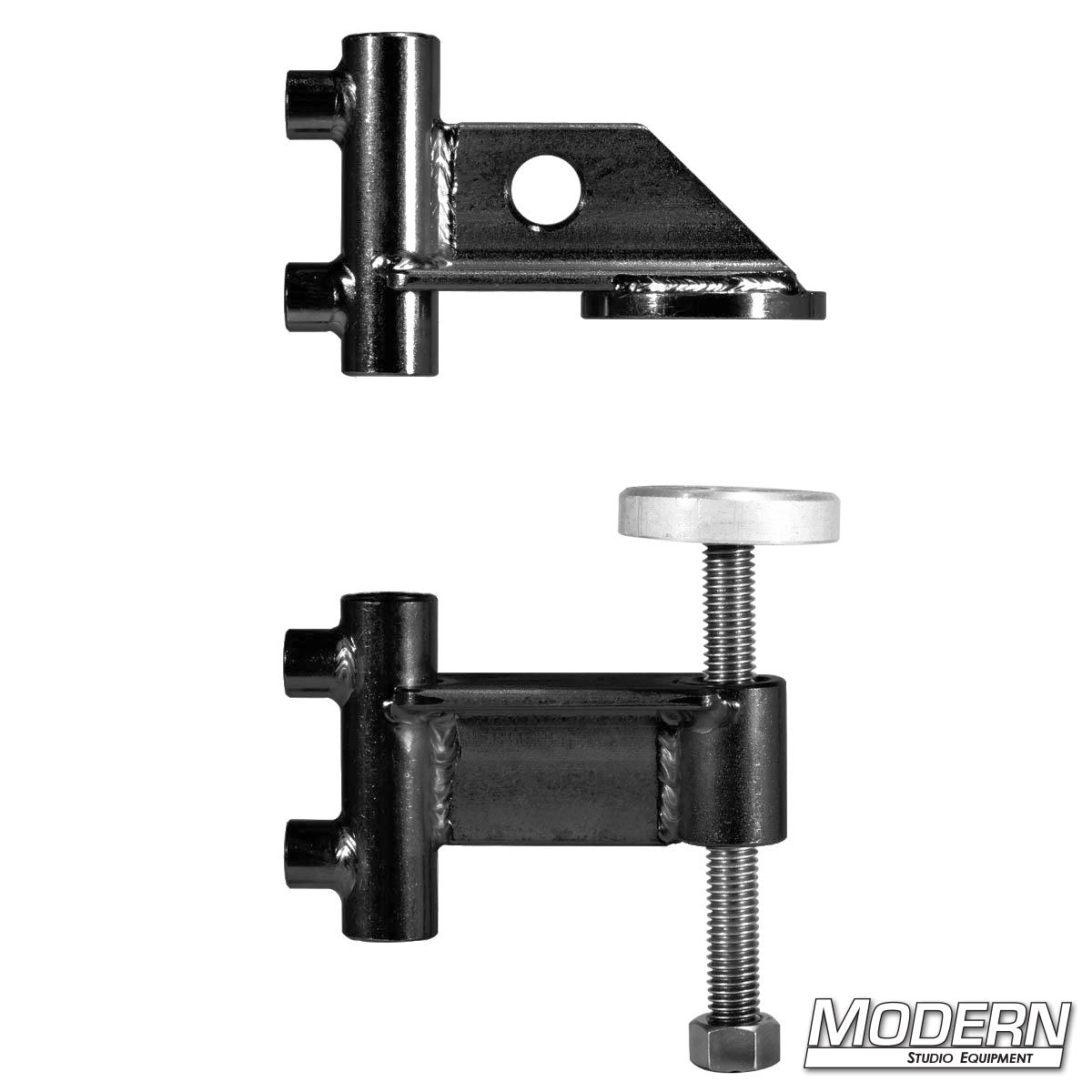 Mini 5/8" Speed C-Clamp — compact grip clamp with baby pin for Speed-Rail®, film, TV, lighting, and rigging setups | Modern Studio Equipment