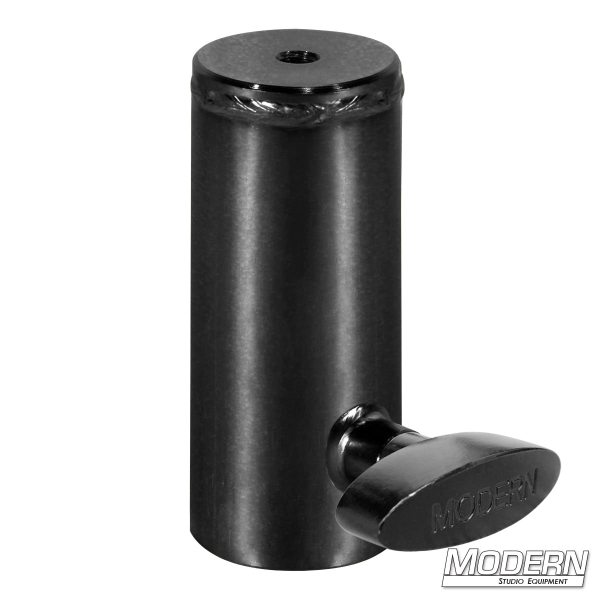 3/8-inch female thread receiver for 1-1/4-inch Speed-Rail® with T-Handle– secure mounting adapter for rigging, grip equipment, and studio frames