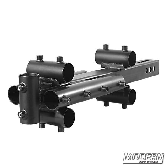 Large Trailer Hitch Adapter for 1-1/4 inch Speed-Rail® – heavy-duty receiver mount for film and grip rigs | Modern Studio Equipment