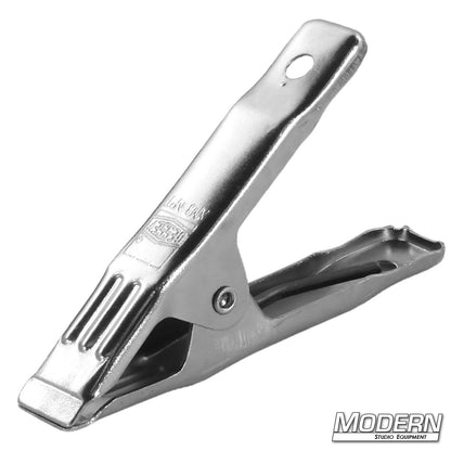 Spring Clip without rubber tips – steel clamp for rigging, fabric, and lighting control | Modern Studio Equipment