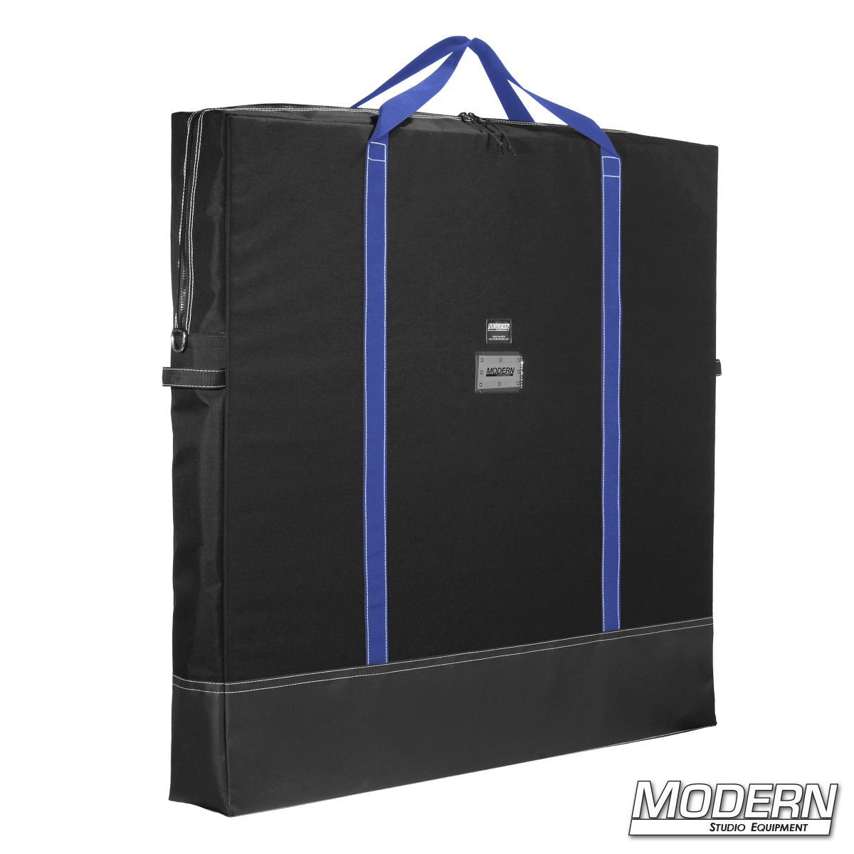 A black 36" x 36" carrying bag for flags or scrims, with a heavy-duty zippered closure and carrying handles, designed for film and photography equipment.