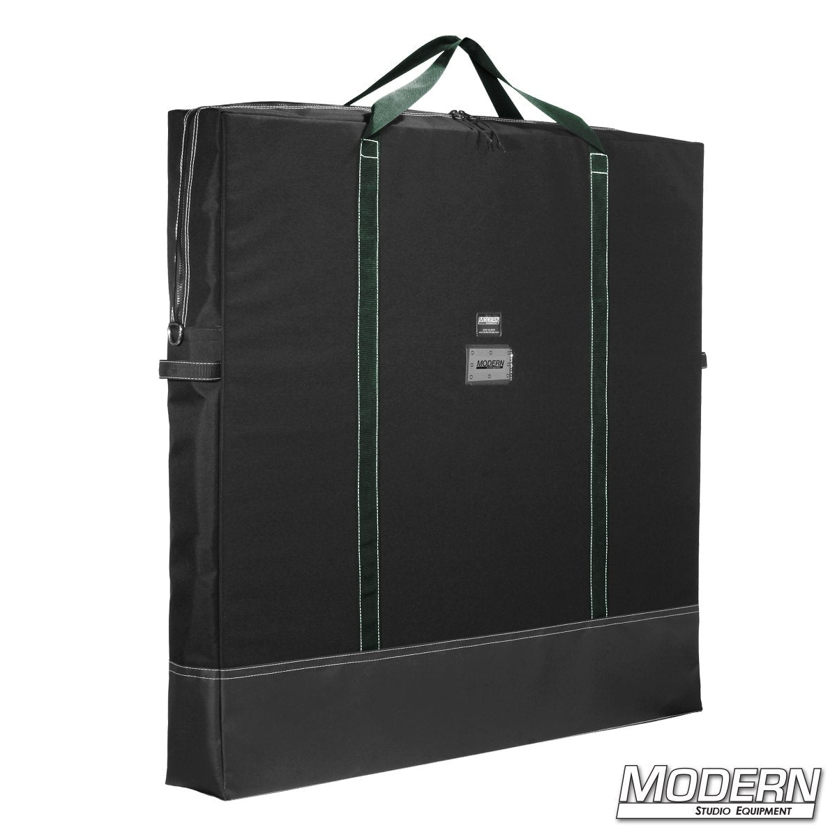 A black 36" x 36" carrying bag for flags or scrims, with a heavy-duty zippered closure and carrying handles, designed for film and photography equipment.