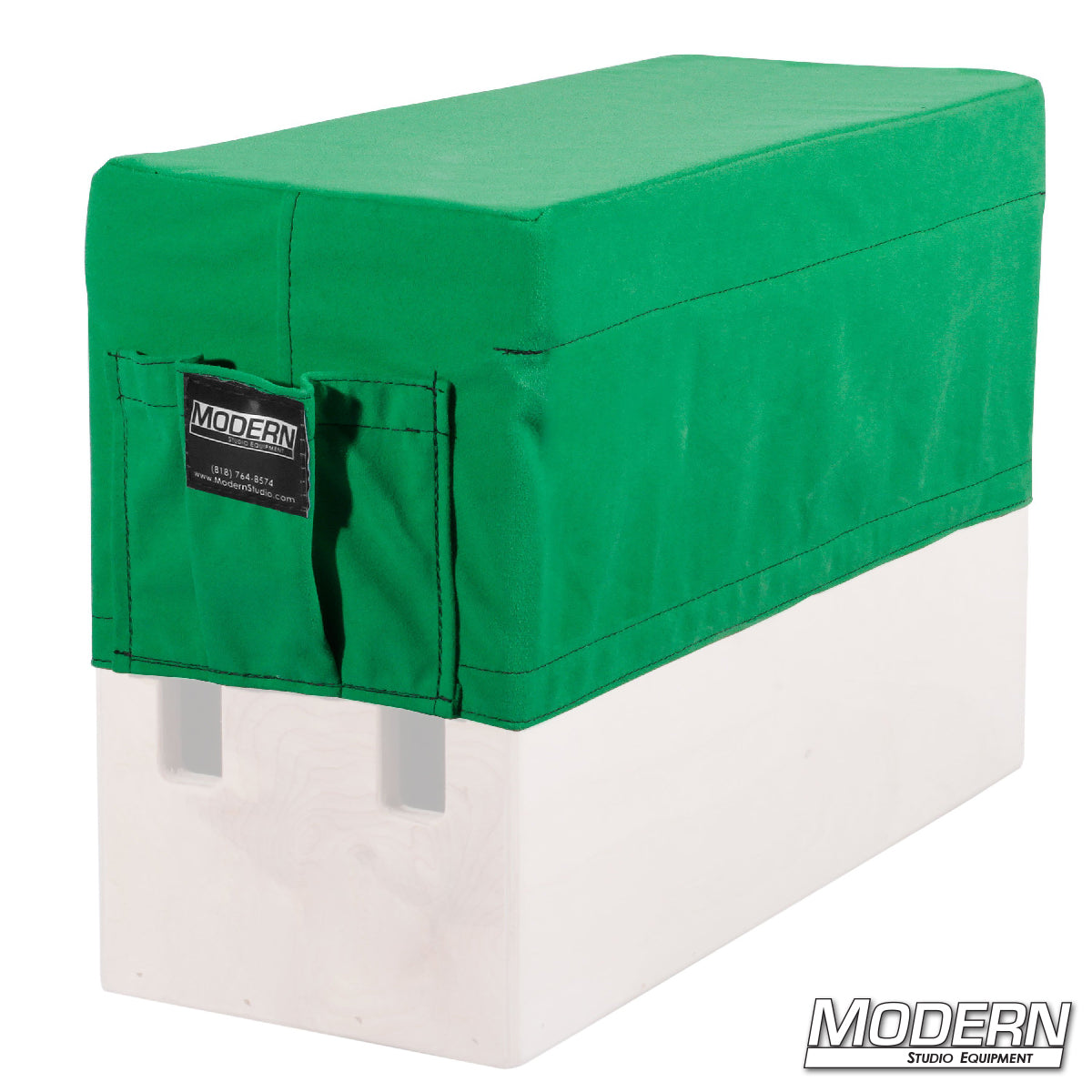 Horizontal apple box seat cover with pocket — C-Green steat Cover | Modern Studio Equipment                   