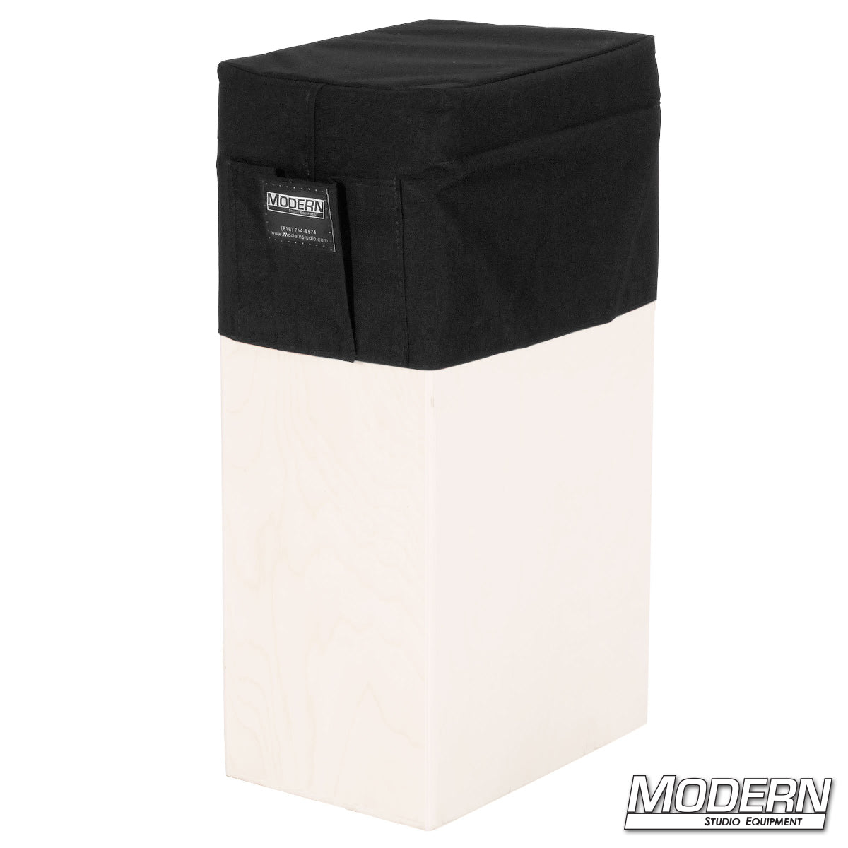 Vertical Apple Box Seat Cover with Pocket – durable cover for protecting apple boxes on film sets