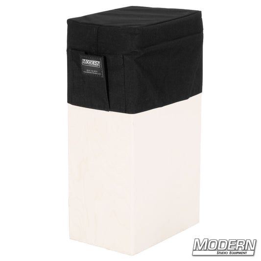Vertical Apple Box Seat Cover with Pocket – durable cover for protecting apple boxes on film sets