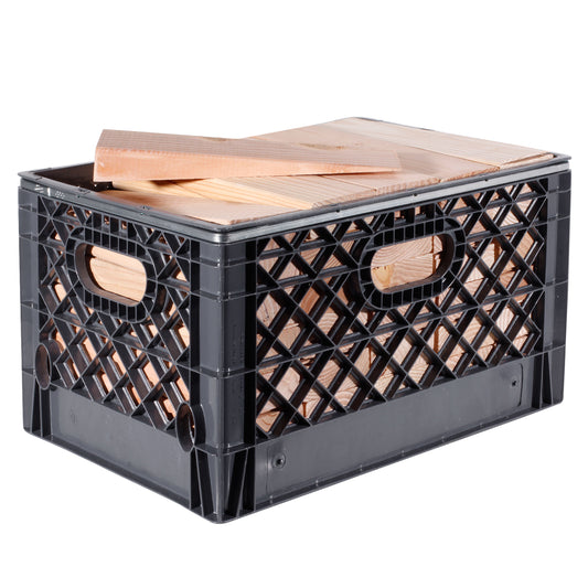 Rectangular Milk Crate with 70 Track Wedges