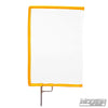 White Artificial Silk Scrims
