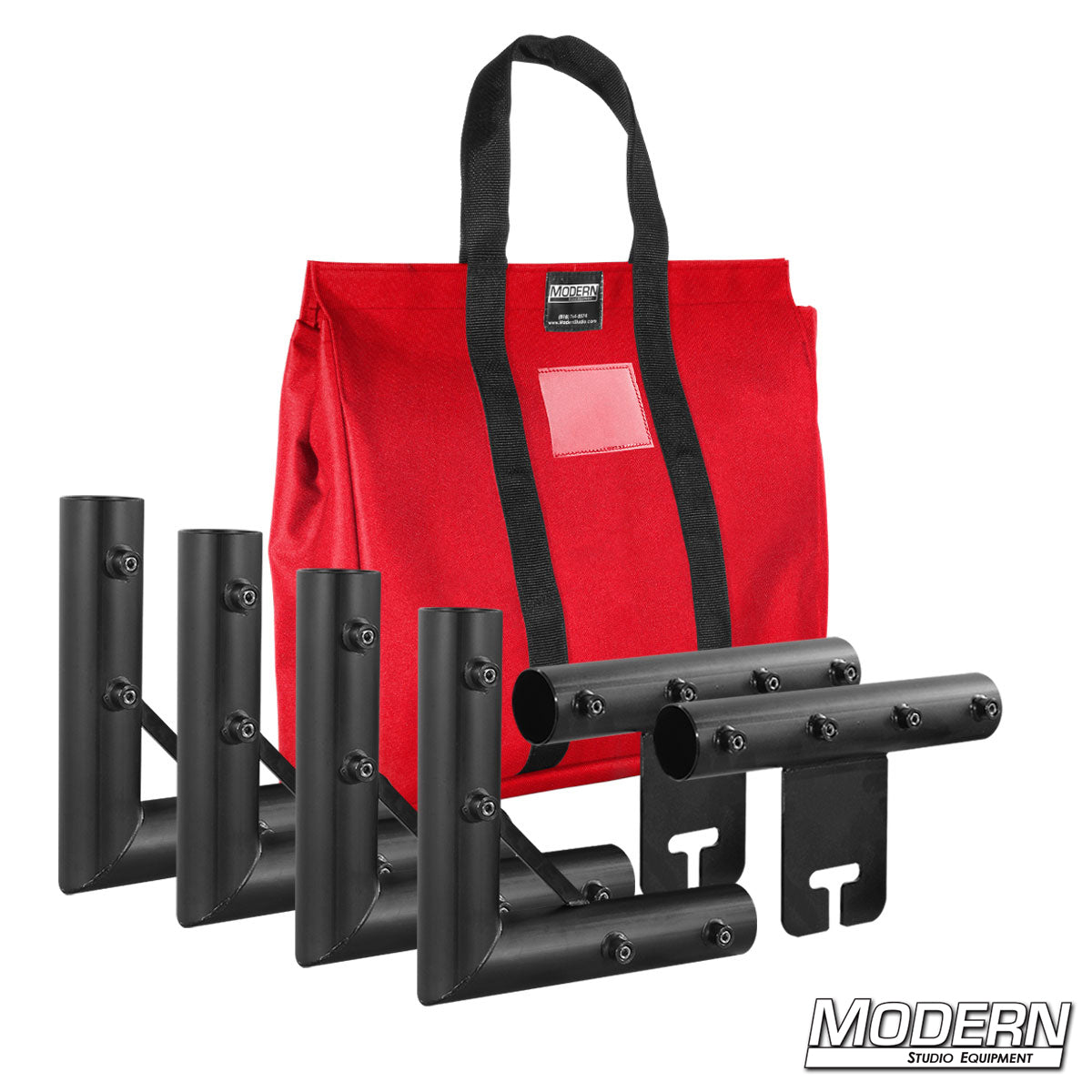 1-1/2-Inch Frame Kit in Red – Professional Speed-Rail® Grip Frame for Film Lighting and Rigging | Modern Studio Equipment
