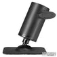 Pipe flange base with 360-degree swivel receiver for 1-1/2 inch Speed-Rail professional film and grip rigging