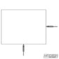 Flex Scrim Stainless Frame constructed from stainless steel with two mounting pins, available in open and solid configurations for professional film lighting control.

