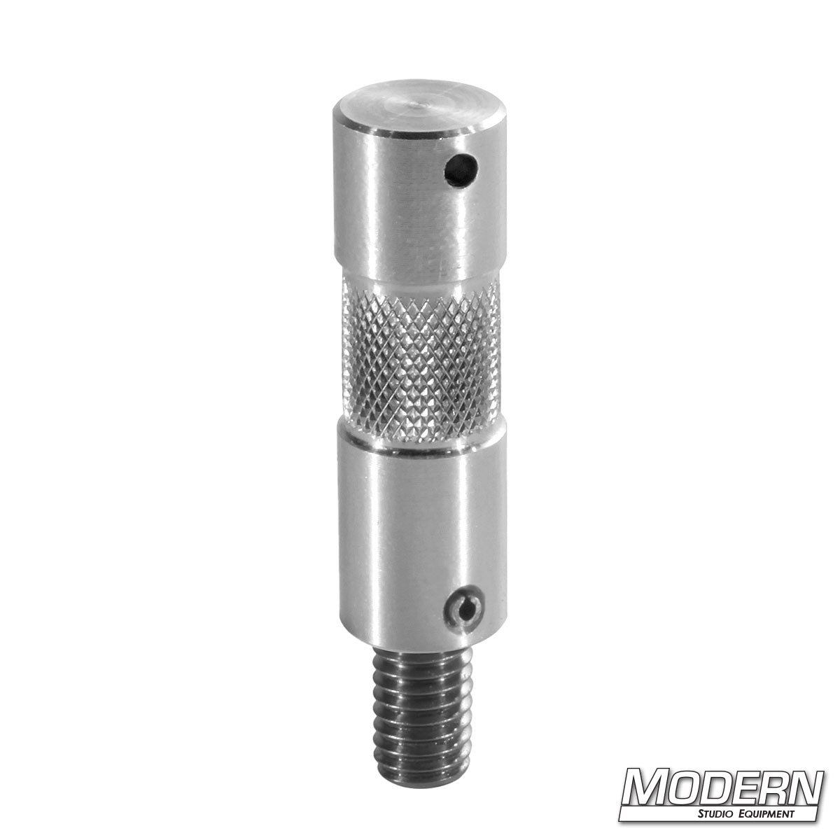 2-Inch Aluminum Baby Pin with 3/8-Inch Male Thread – Lightweight Grip Hardware for Film Lighting and Rigging | Modern Studio Equipment