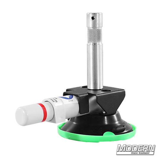 3 inch Suction Cup with 5/8 inch Baby Pin and 1/4 inch thread – compact mount for cameras and accessories | Modern Studio Equipment