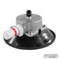 Suction cup rig holding an articulating arm and accessory