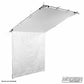 4' x 4' Ultrabounce® Floppy with black-out side and reflective white side, ideal for light control and bounce on set.