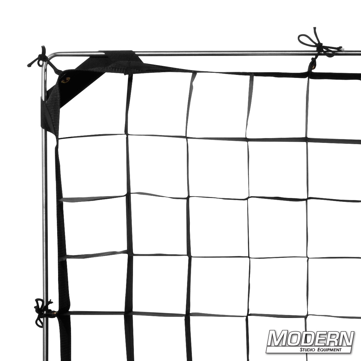 Closeup 50-degree fabric egg crate light control grid for softboxes and diffusion frames in film, video, and photography lighting setups.