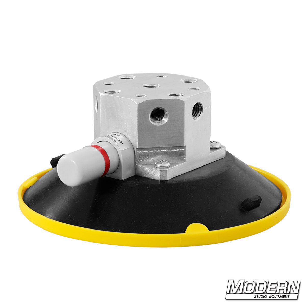 6" Wood's Power-Grip® vacuum suction cup with precision multi-thread mounting block for cameras, monitors, lighting fixtures, Magic Arms, and professional grip equipment.