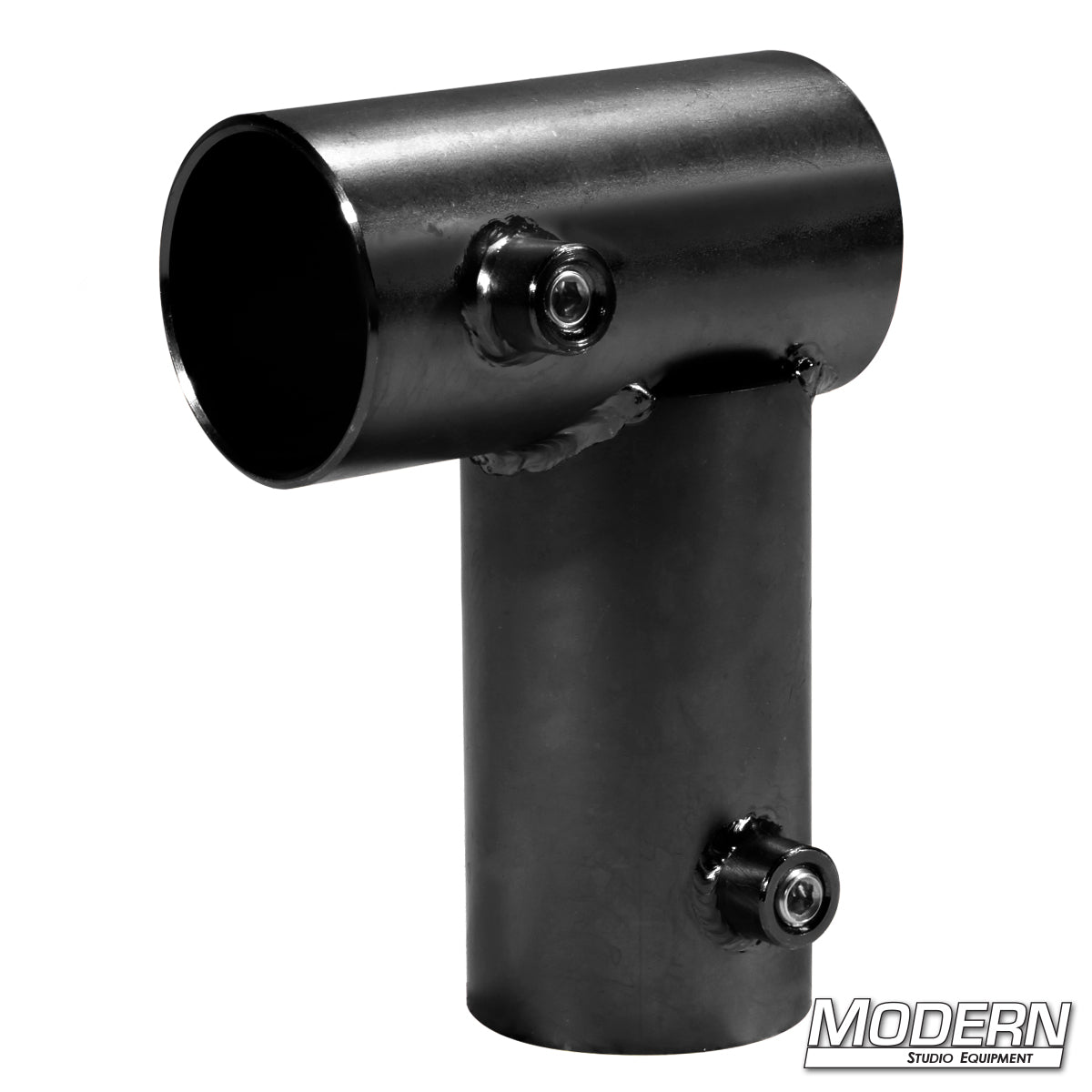 A black metal mini corner fitting