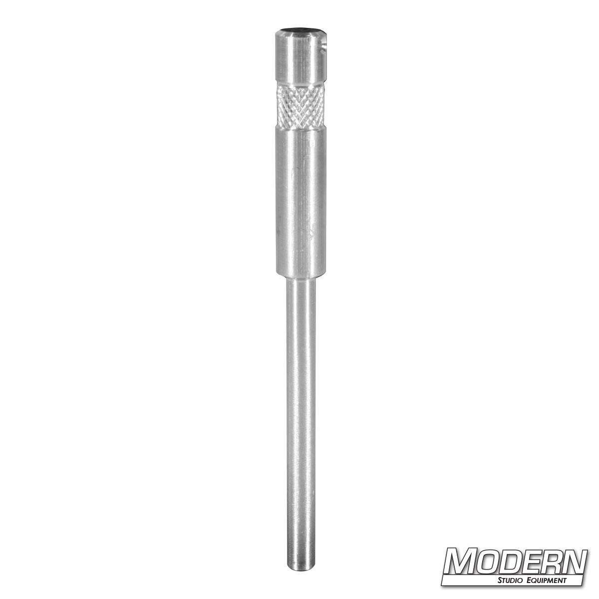 Aluminum Modern Pin (3/8" to 5/8") – durable grip accessory for securely mounting lights, clamps, and rigging gear on film and photography sets.
