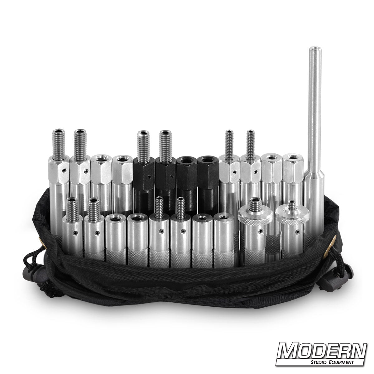 Compact On The Go Baby Pin Kit with essential mounting pins for quick rigging setups on location or in studio.