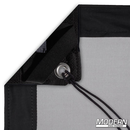 Black Artificial 1/4 Stop Silk diffusion fabric for soft light control in professional film, television, and photography production lighting setups.
