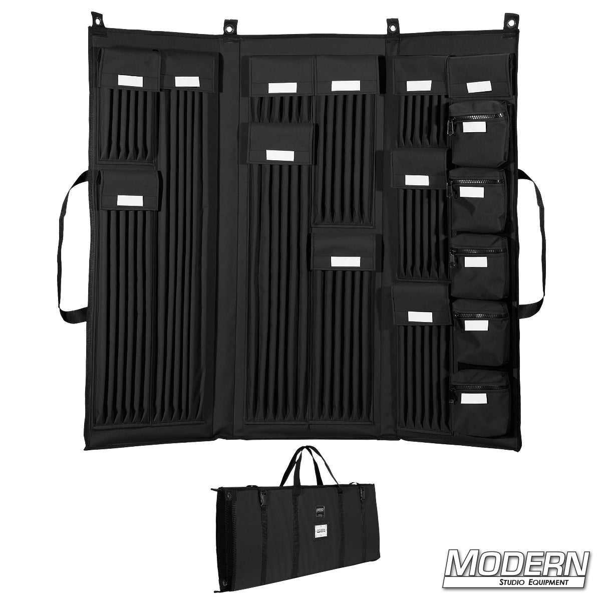 3-Fold Deluxe black 5/8-Inch Rod Bag – Heavy-Duty Carrying Case for Grip Equipment and Film Lighting Hardware | Modern Studio Equipment