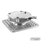 Modern Deluxe Dish Leveling Camera Mount with 10" x 10" aluminum base and 300 lb capacity for professional camera rigging