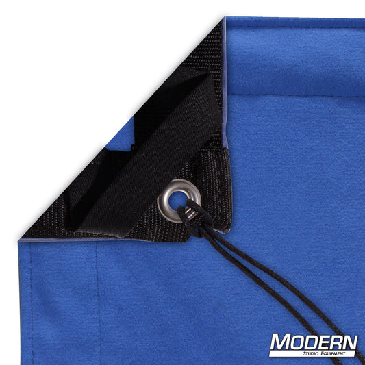 Digital Blue Screen slip-on textile for chroma key, visual effects, film production, video production, and photography applications