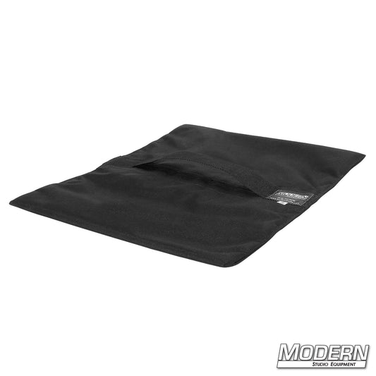 Flyaway sandbag 20 lb for film and TV grip equipment, used for stabilizing stands and rigging setups