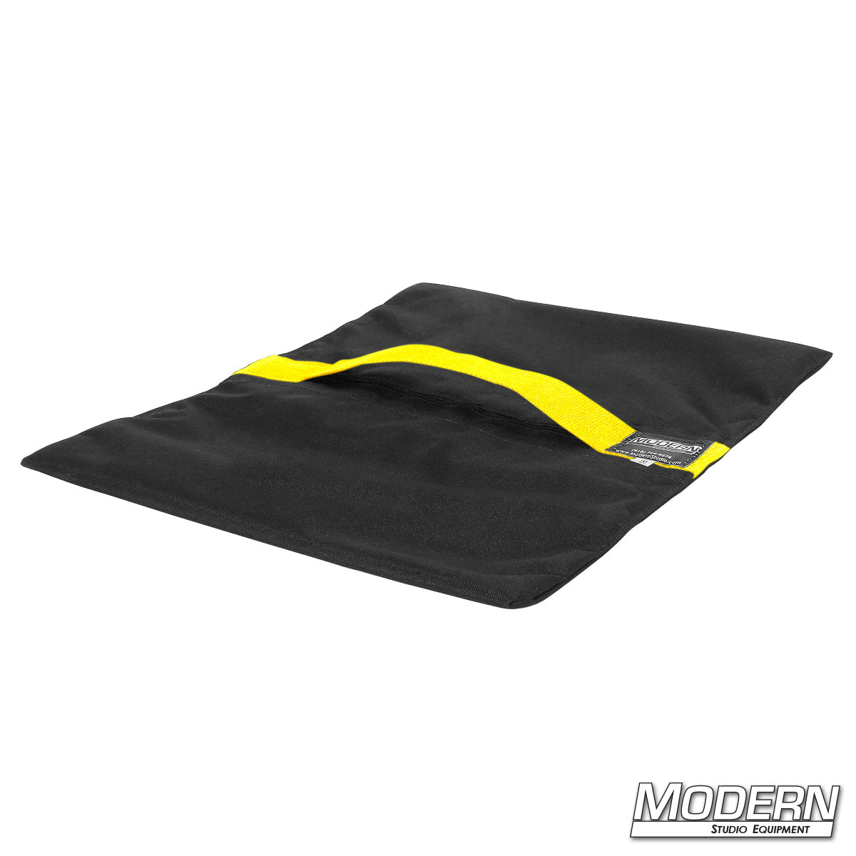 Flyaway sandbag 20 lb for film and TV grip equipment, used for stabilizing stands and rigging setups n Yellow