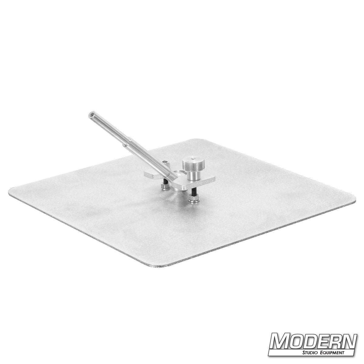 Foam Core Holder with swivel aluminum plate for mounting foam core, bead board, or small mirrors to a grip head