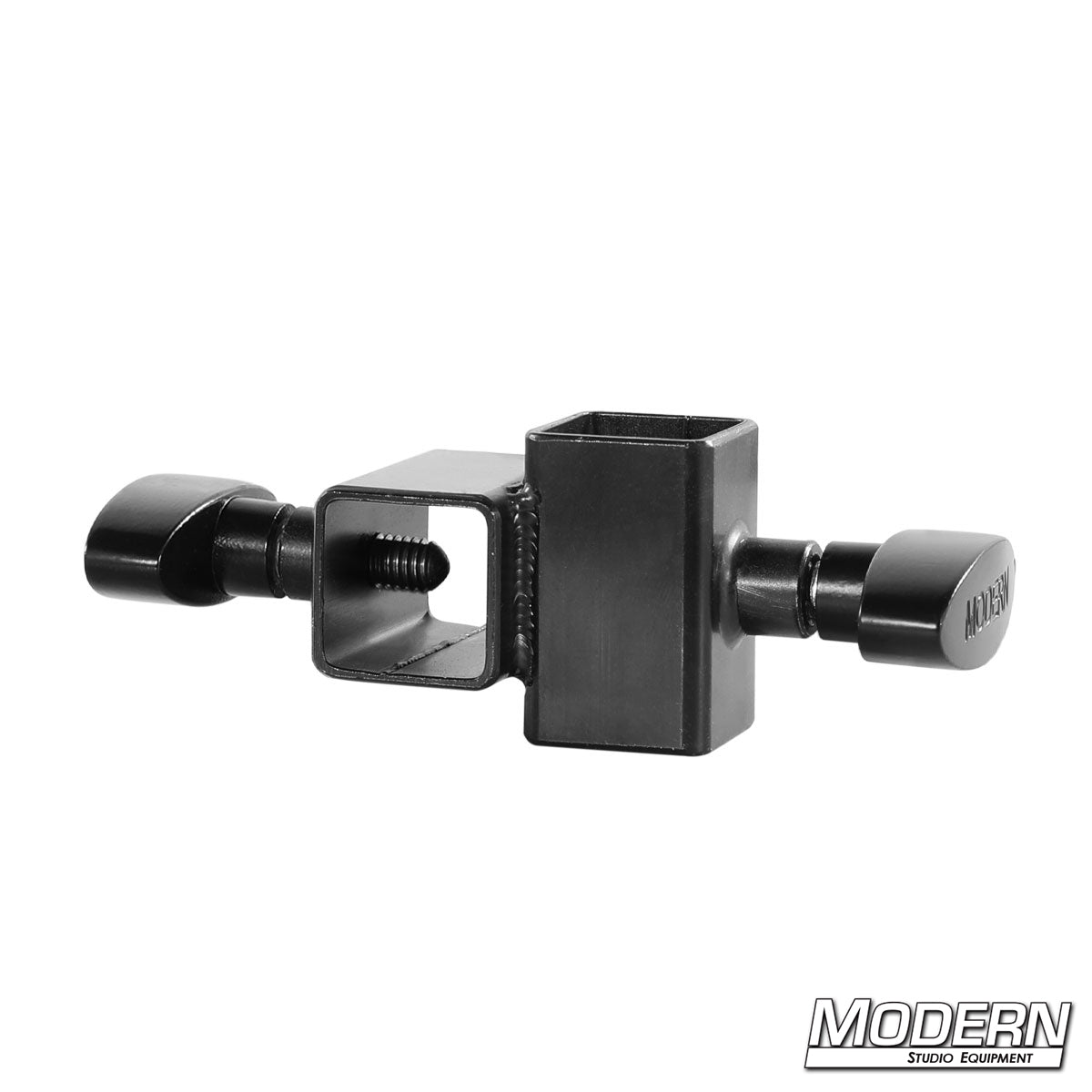Mini Cross for 1″ Square Tube — compact aluminum connector for rigging, framing, and support structures in film and TV grip equipment
