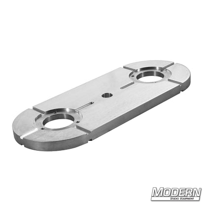 Mitchell Camera Offset Arm mounted on bazooka riser