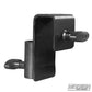 Black metal no-nail hanger designed to go onto 2" x 4" or 2" x 6" wood beams with a 1-1/8" Receiver.
