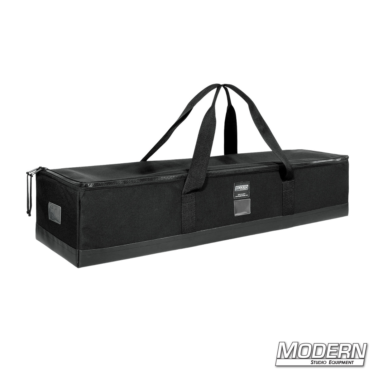 On The Go 4' x 4' Butterfly Set with breakdown frame, lighting fabrics, frame corners, and carrying bag for professional film and television lighting control.