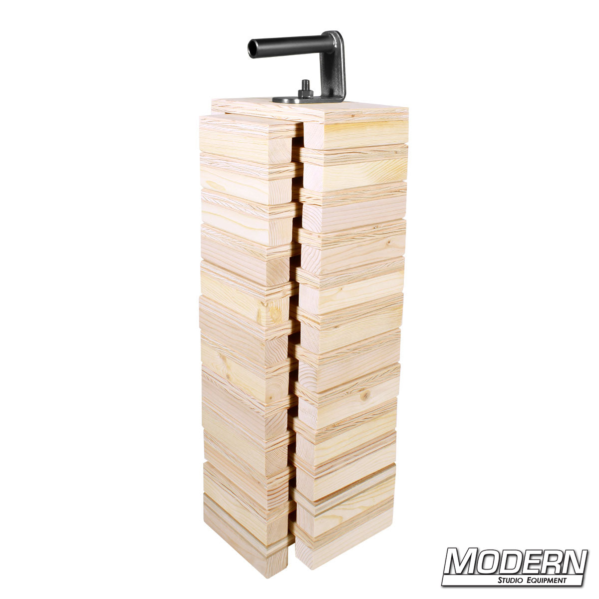 Set of 24 Quarter Basso Blocks with steel carrier and handle for professional film and studio production