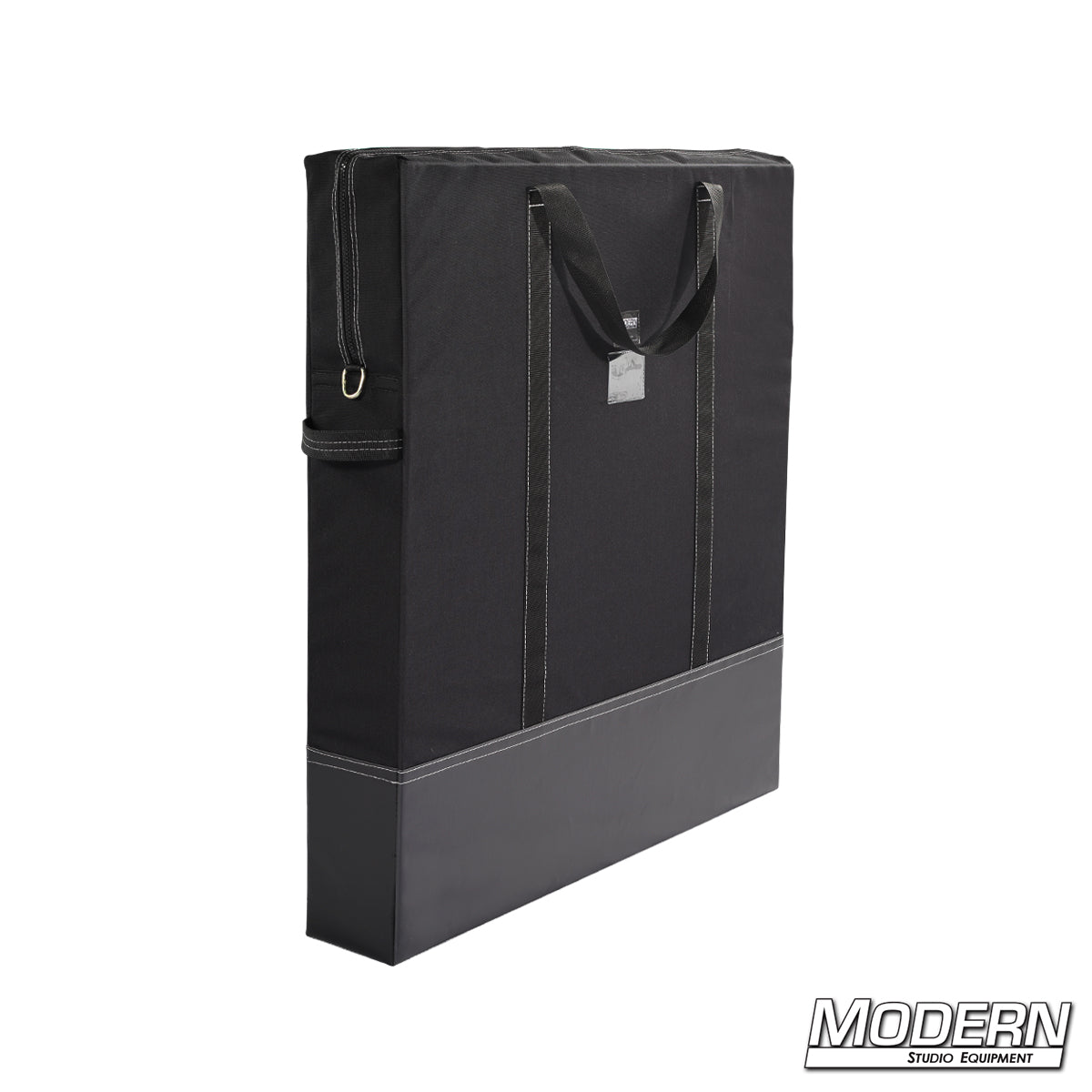 Side view of On The Go 36 x 36 scrim carrying bag for lighting control equipment