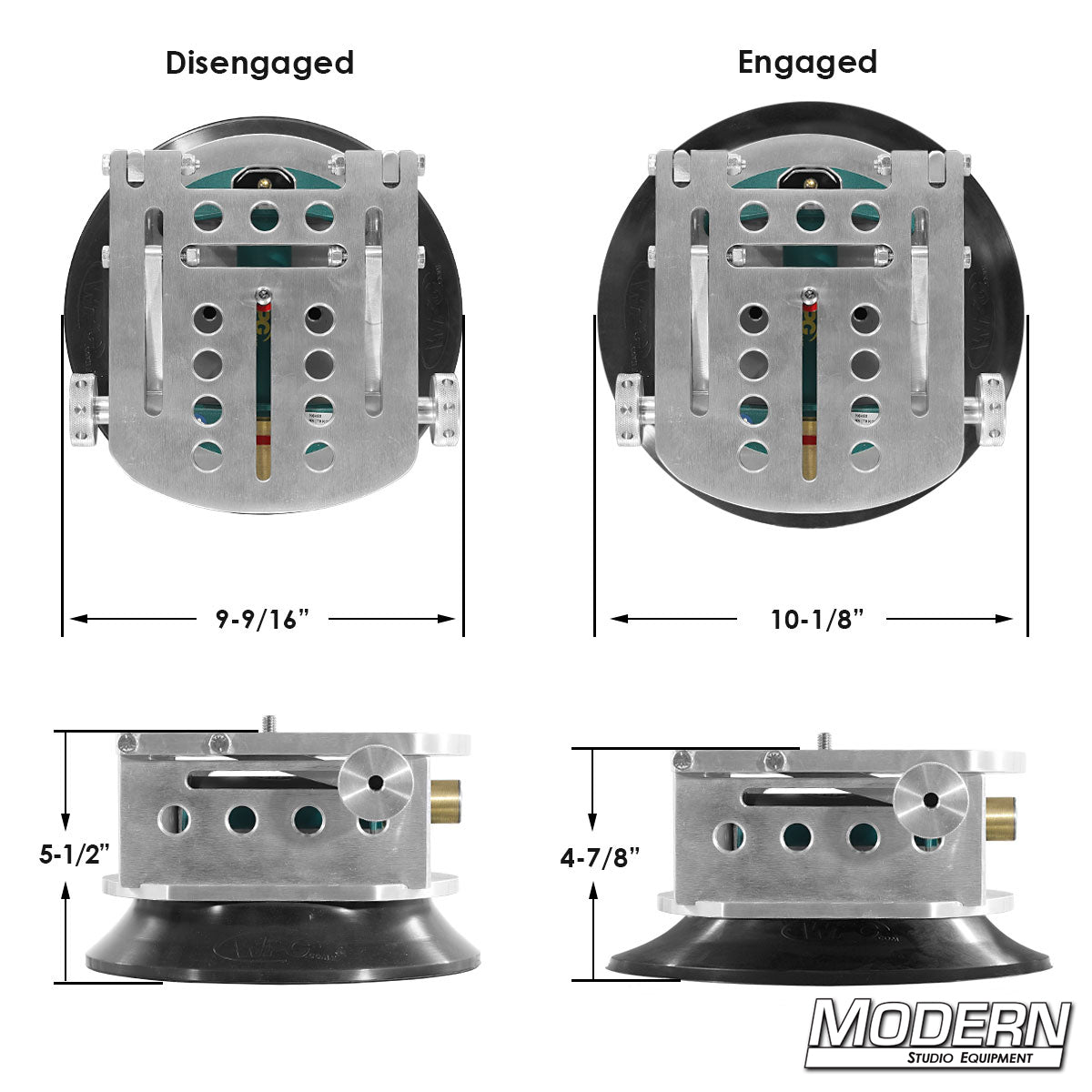 Suction Cup Camera Wedge plate measurements