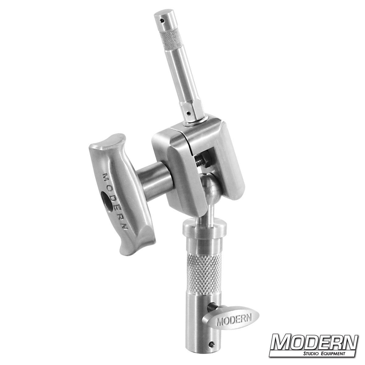 Deluxe swivel baby pin adapter – versatile grip accessory for adjustable camera and lighting mounts in film, television, and photography production. N2