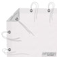 White Blackout Opaque Textile with Grommets, Ties and Elastic Corners for Complete Light Blocking and Professional Lighting Control